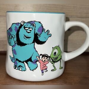 Super Cute 🥰 Pixar  Monsters Inc Sulley, Mike Wazowski, and Boo Mug - NEW